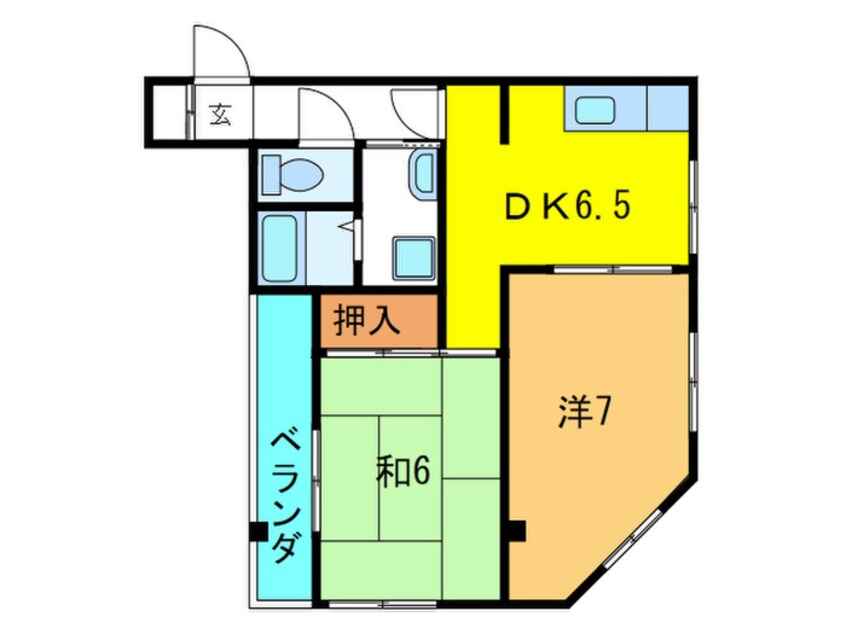 間取図 デイブレイク２１０