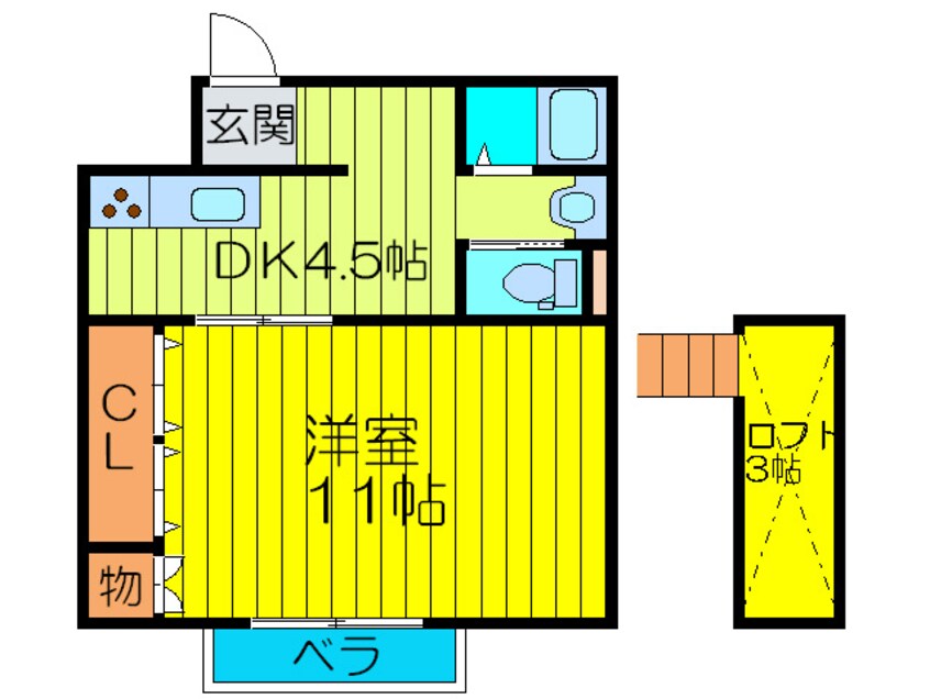 間取図 セレブ中宮