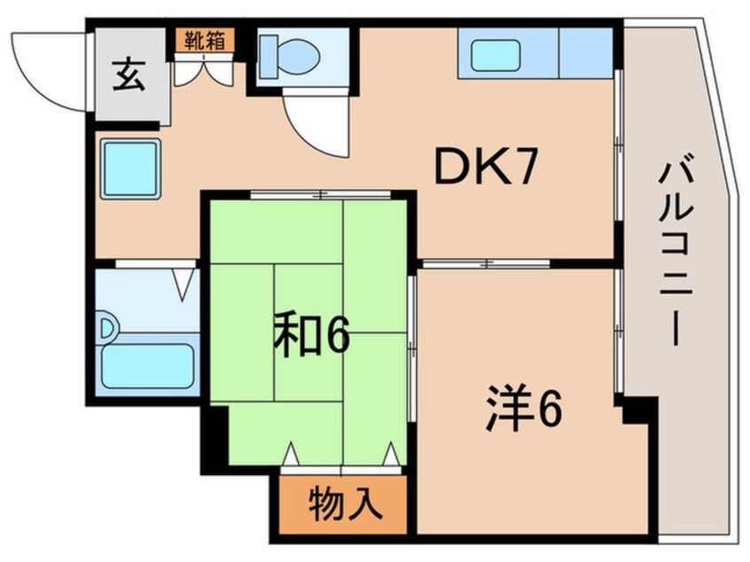 間取図 ライフピアモア六甲