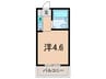 ライフピアモア六甲 1Rの間取り