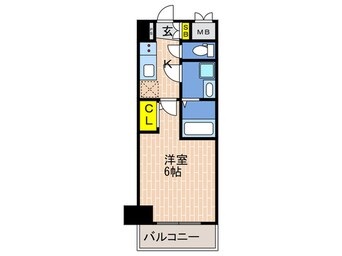 間取図 ｴｽﾘｰﾄﾞ神戸ｸﾞﾗﾝﾄﾞｰﾙ(1504)