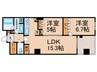 ｸﾞﾗﾝﾄﾞﾒｿﾞﾝ京都御池通（404） 2LDKの間取り