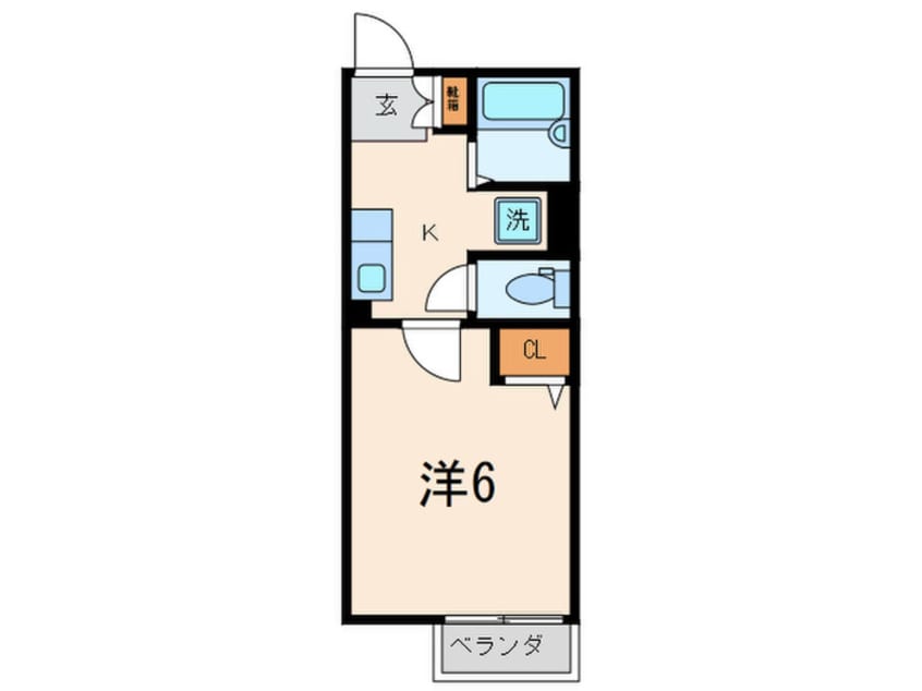 間取図 ドマ－ニ六甲