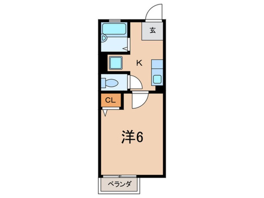 間取図 ドマ－ニ六甲