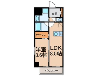 間取図 リヴェント福島