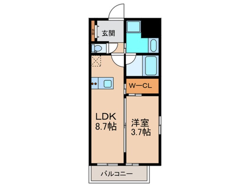 間取図 リヴェント福島