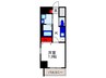 エメルミナ豊中岡町 1Kの間取り