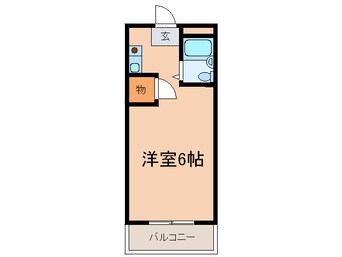 間取図 サニーパレスザウエスト