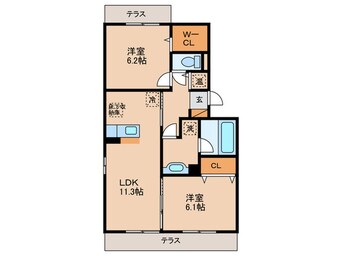 間取図 ルミエール近江