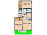 La　Maison塚口 2LDKの間取り