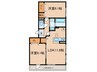 La　Maison塚口 2LDKの間取り