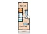 La　Maison塚口 1LDKの間取り