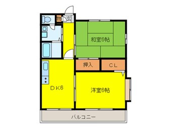 間取図 サンシャイン芝田ハイツ