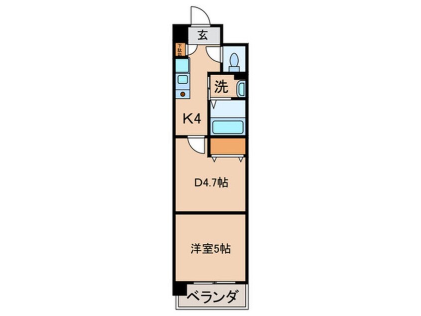 間取図 アミスタ菅原