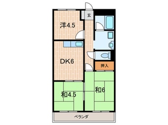 間取図 コ－ポ大社