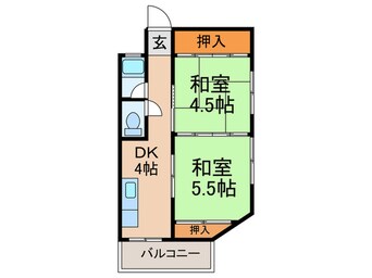 間取図 藤伊コーポ