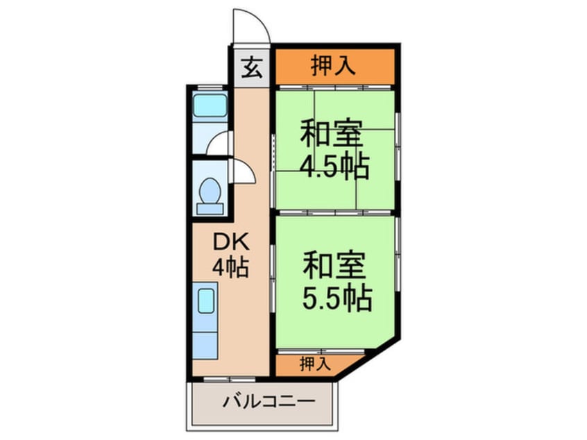 間取図 藤伊コーポ