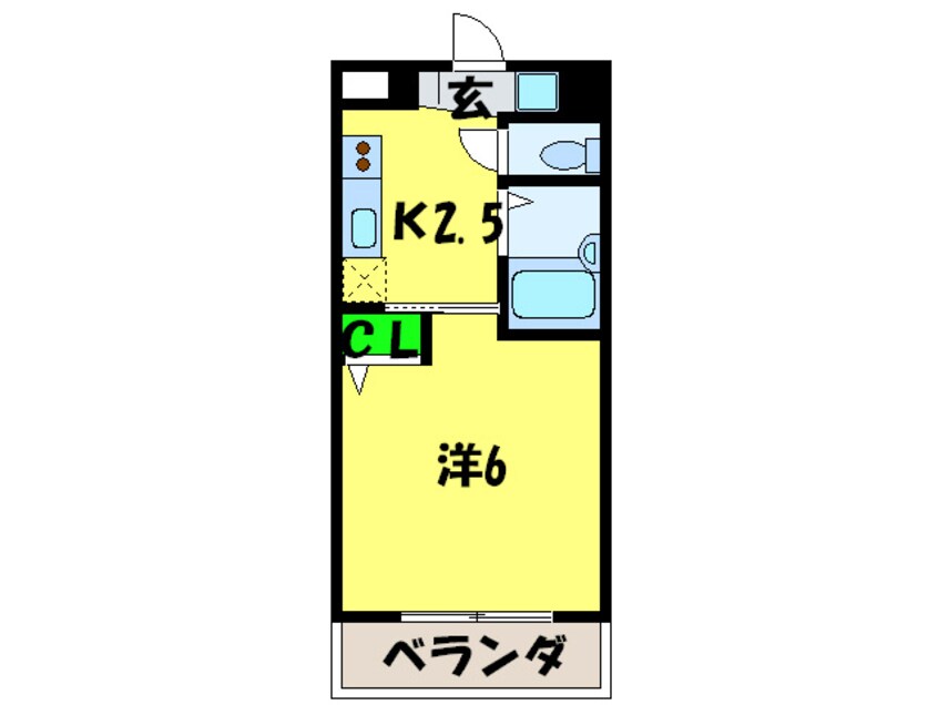 間取図 ビジタル丸山通５