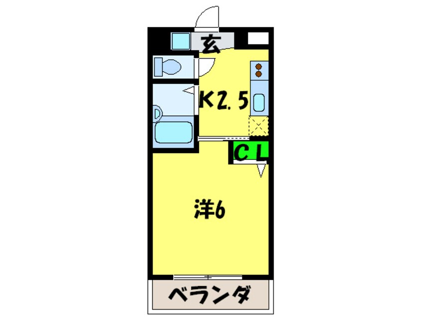 間取図 ビジタル丸山通５