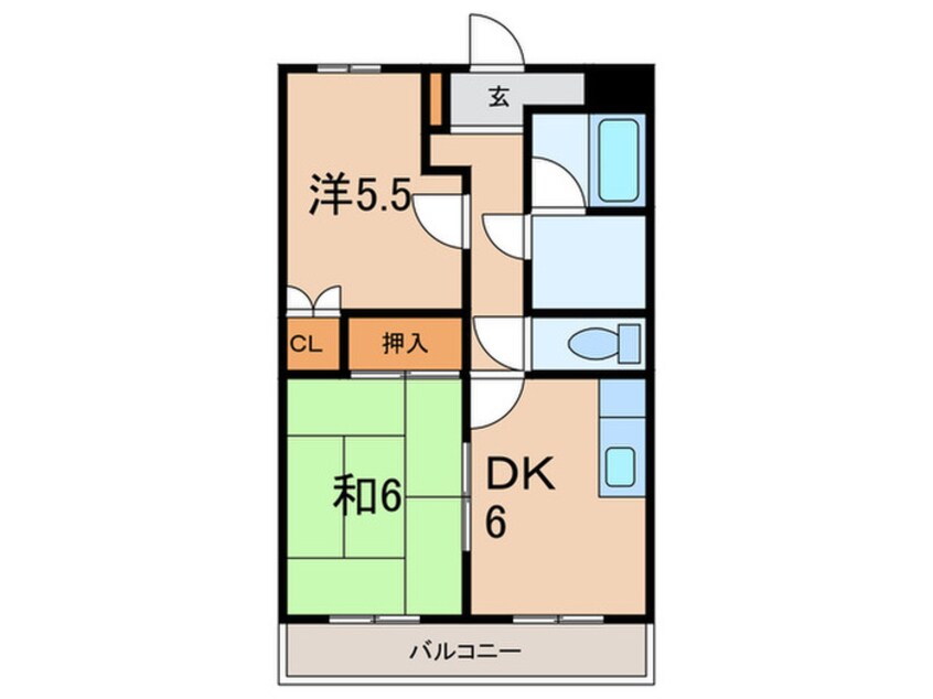 間取図 第３２９川辺ビル
