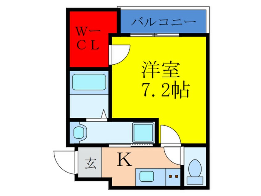 間取図 ﾌｼﾞﾊﾟﾚｽ豊里中央公園Ⅲ番館