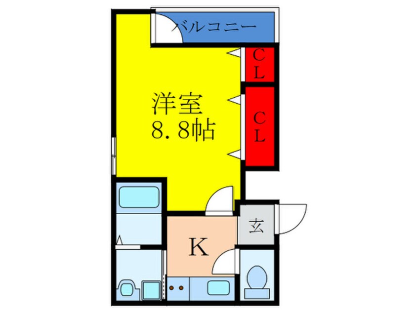 間取図 ﾌｼﾞﾊﾟﾚｽ豊里中央公園Ⅲ番館