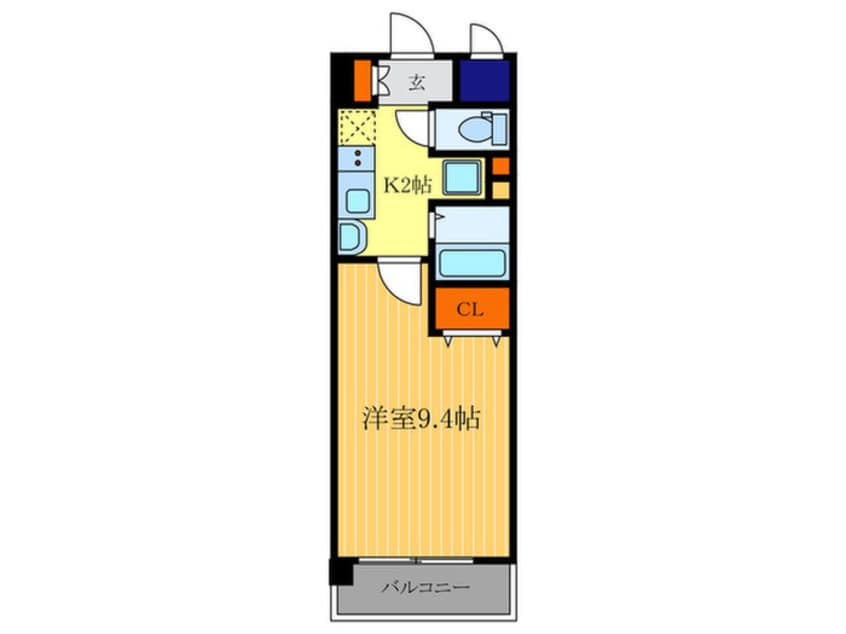 間取図 プレミアムステージ京大前(404)