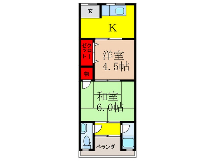 間取図 久角文化A棟