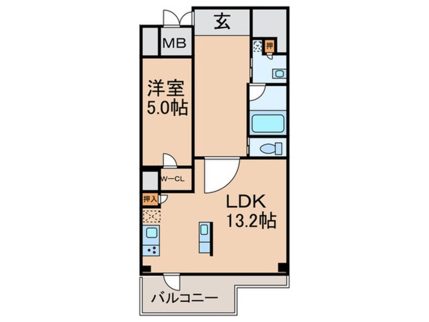 間取図 リンクハウス心斎橋