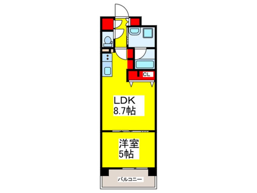 間取図 estageo関目高殿