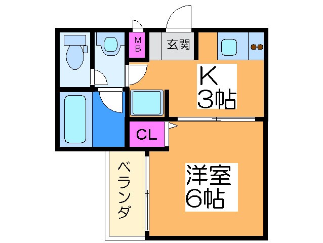 間取り図 シェル・メゾン住之江