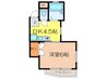 ヴェルデ向丘 1DKの間取り