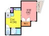 ヴェルデ向丘 1DKの間取り