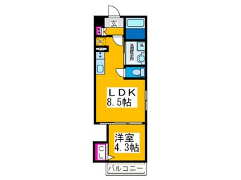 間取図 GRANDIR玉出中