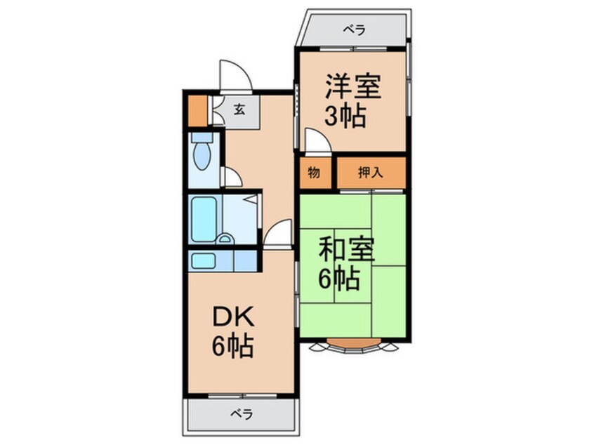 間取図 シティＭ