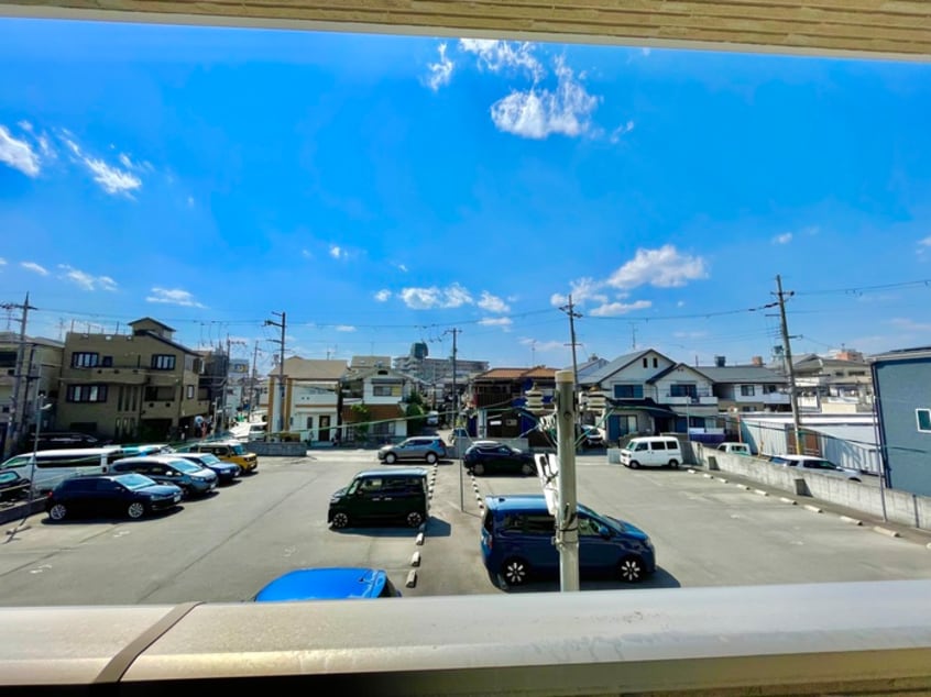 室内からの展望 南ハイツ２号棟