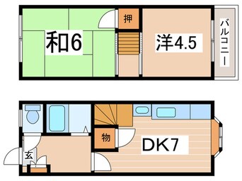 間取図 川上マンション