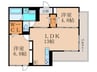 サザンフォート 2LDKの間取り
