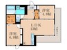 サザンフォート 2LDKの間取り