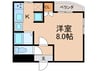 リエス城陽 1Kの間取り