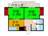 プレアール香里園駅前Ⅱ 2DKの間取り