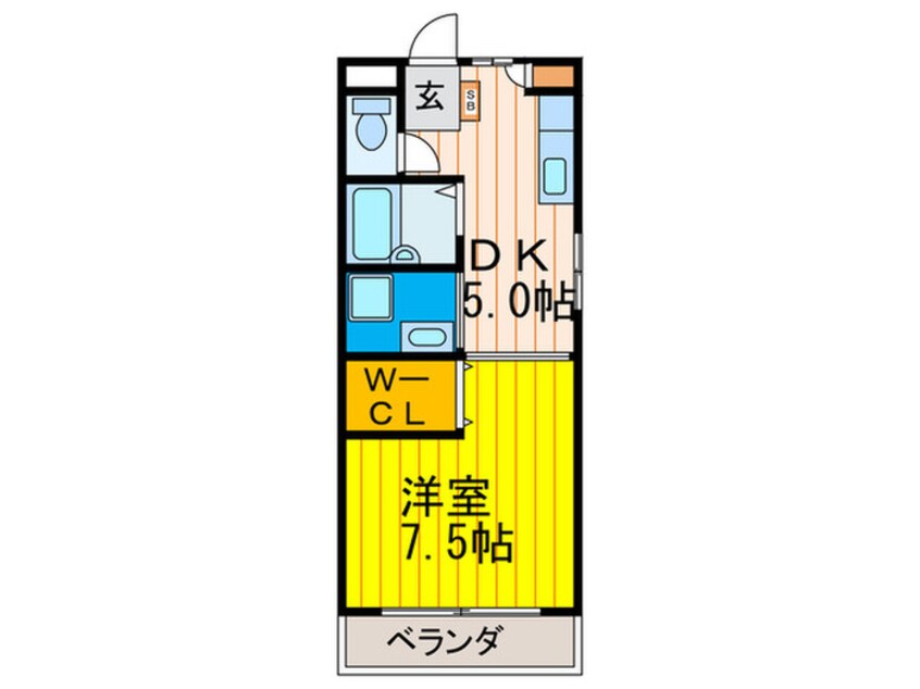 間取図 聖和ハイツ高宮