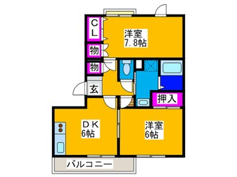 間取図 サンライズヤマヒＡ棟