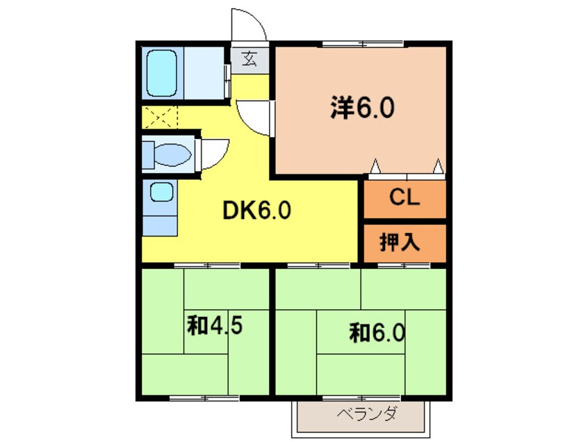 間取図 ふく美マンション