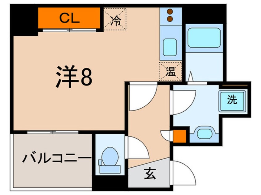 間取図 アスヴェル神戸元町II(404)