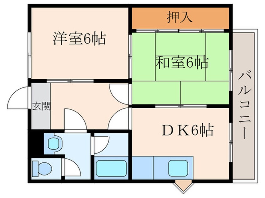 間取図 メゾンリブレーン