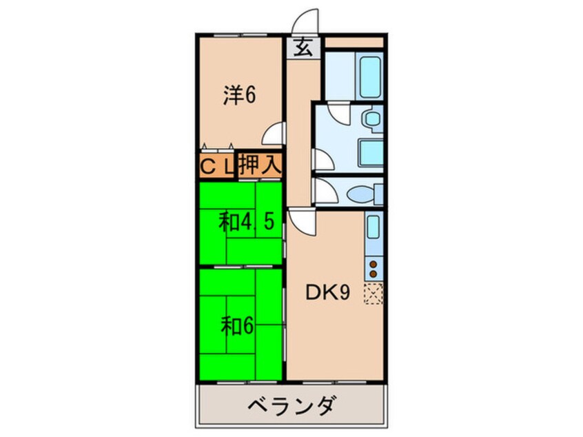 間取図 フローレンスヨシダ