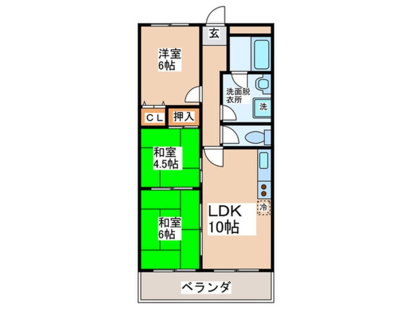 間取図 フローレンスヨシダ