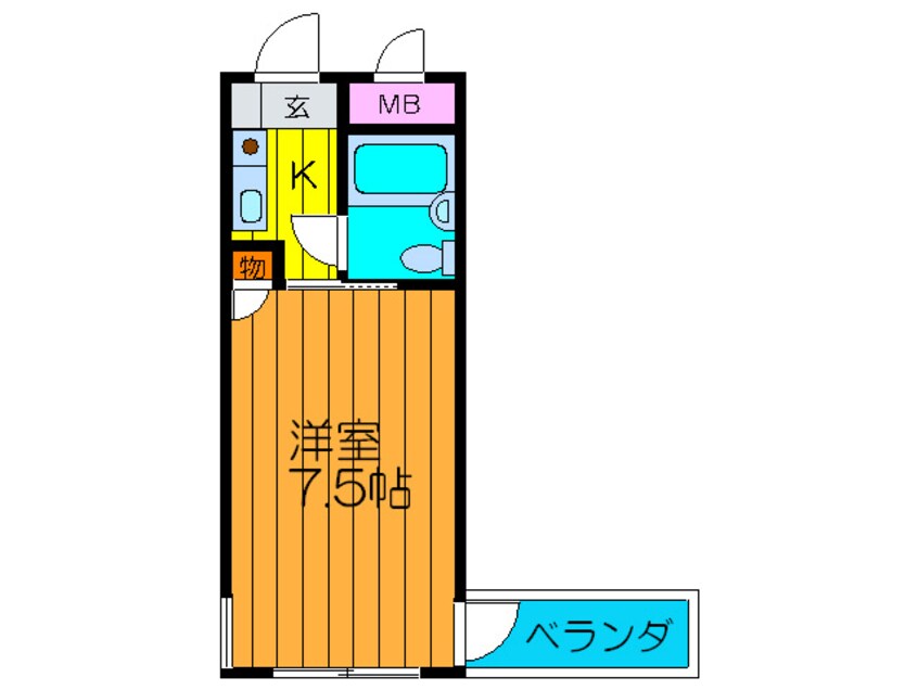 間取図 ビアリッツ守口