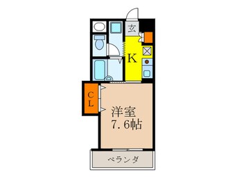 間取図 ラグーン・フライト新大阪